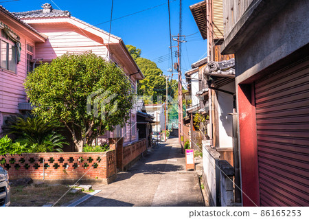 "Hiroshima Prefecture" Mitarai Cityscape, Osaki-Shimojima "Tobishima Kaido" "Hiroshima Prefecture" Mitarai Cityscape, Osaki-Shimojima "Tobishima Kaido" 86165253