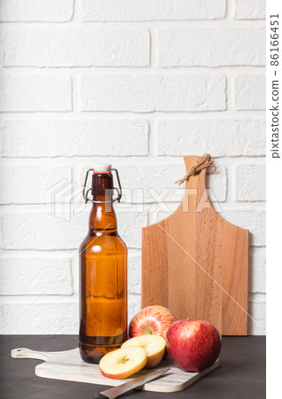 Apple cider vinegar, fruit salad dressing, homemade fermented product 86166451