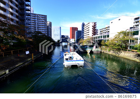 2021年東京隅田川風光 86169875