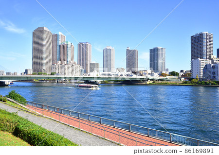2021年東京隅田川風光 2021年東京隅田川風光 86169891