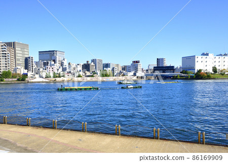 2021年東京隅田川風光 86169909