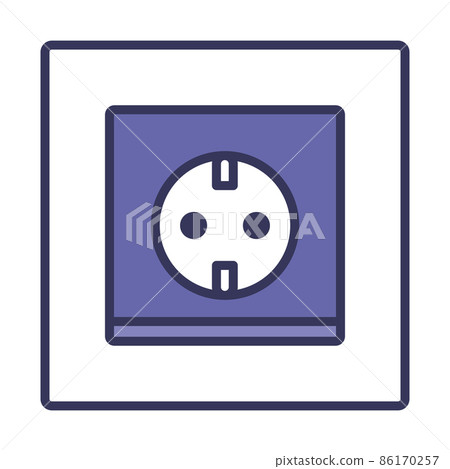 Europe Electrical Socket Icon 86170257