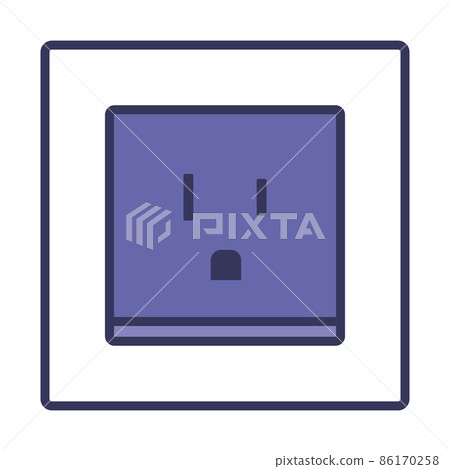 USA Electrical Socket Icon 86170258