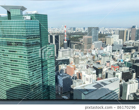 From Tokyo Shiodome / Caretta Shiodome Observatory toward Ginza From Tokyo Shiodome / Caretta Shiodome Observatory toward Ginza 86170296