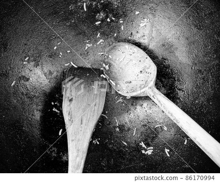 Photography to theme beautiful tasty rice grilled pilaf 86170994