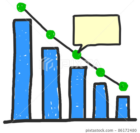 Hand-drawn bar graphs and line graphs that aggregate data Hand-drawn bar graphs and line graphs that aggregate data 86172480