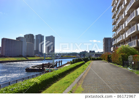 2021年東京隅田川風光 86172967