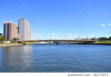 2021年東京隅田川風光 2021年東京隅田川風光 86172971