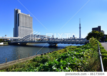 2021年東京隅田川風光 86173004