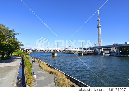 2021年東京隅田川風光 86173037