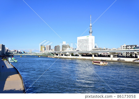 2021年東京隅田川風光 2021年東京隅田川風光 86173058