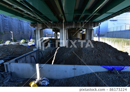 In 2021, the scenery of the Sumida River in Tokyo 86173224