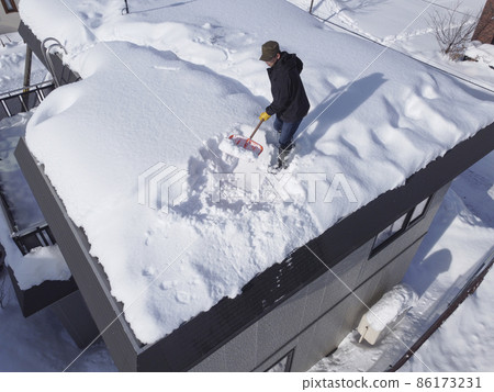 屋頂下雪 86173231