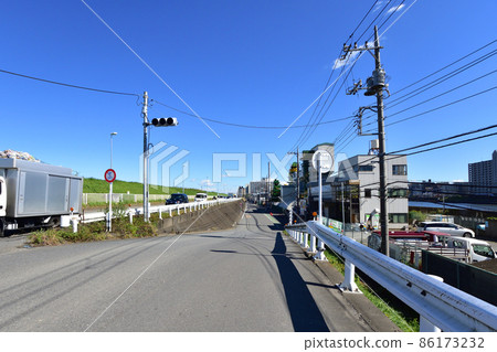 In 2021, the scenery of the Sumida River in Tokyo 86173232