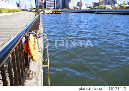 In 2021, the scenery of the Sumida River in Tokyo 86173445
