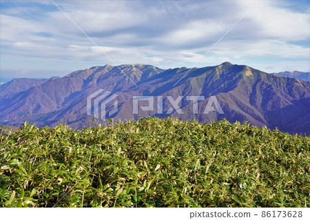 七鄉山的牧畑山和笹原山 86173628