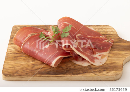 Hamon Serrano (slice) from Spain Hamon Serrano (slice) from Spain 86173659