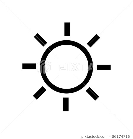 太陽圖示 太陽圖示 86174716