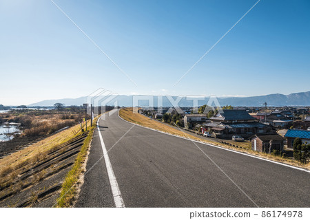 << 愛知縣 >> 木曾川風景 << 愛知縣 >> 木曾川風景 86174978