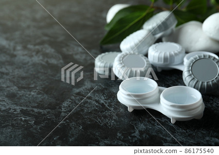 Concept of contact lenses for eyes, health care Concept of contact lenses for eyes, health care 86175540