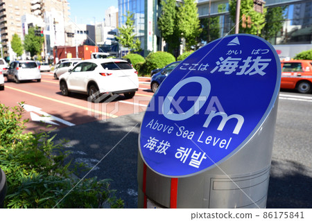 海拔零米標誌 海拔零米標誌 86175841