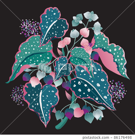 Vector illustration of floral bouquet. Design for cards, party invitation, Print, Frame Clip Art and Business Advertisement and Promotion  86176498