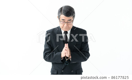 Senior male mourning funeral faith Senior male mourning funeral faith 86177825