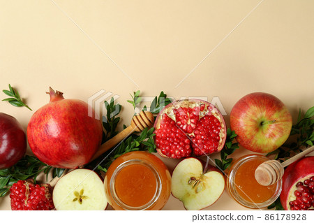 Concept of Jewish New Year Rosh Hashanah Concept of Jewish New Year Rosh Hashanah 86178928