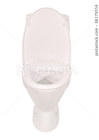 White toilet bowl (Clipping path) White toilet bowl (Clipping path) 86179554