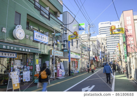 In front of the east exit of Hatanodai Station, Hatanodai East Exit Shopping Street and People Street, Shinagawa-ku, Tokyo 86180688