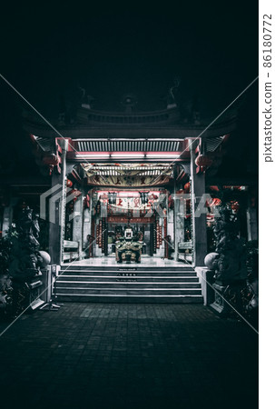 Chinese temple and shrine in Phuket Chinatown old town, Thailand Chinese temple and shrine in Phuket Chinatown old town, Thailand 86180772
