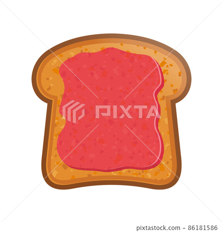 jelly on bread clipart