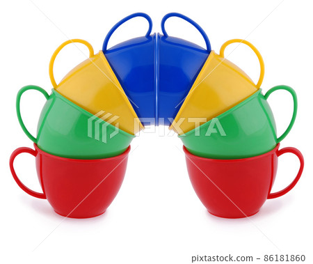 Collection of children's toys cups Collection of children's toys cups 86181860