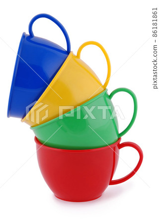 Collection of children's toys cups (Clipping path) Collection of children's toys cups (Clipping path) 86181861