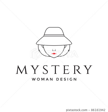 woman face with hat full logo design vector graphic symbol icon sign illustration creative idea woman face with hat full logo design vector graphic symbol icon sign illustration creative idea 86181942