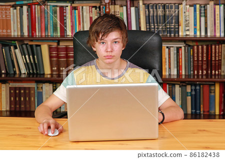 Teenager With Laptop Teenager With Laptop 86182438
