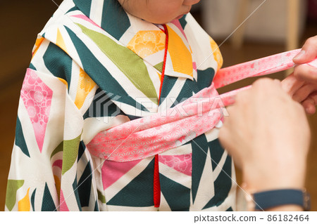 Children's kimono dressing 86182464