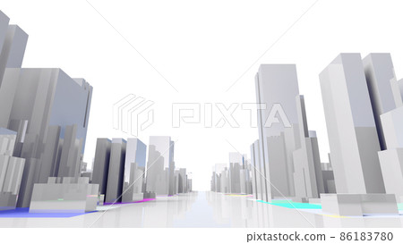 城市 城市建築 城市辦公樓 商務區 辦公區 3D 插圖 城市 城市建築 城市辦公樓 商務區 辦公區 3D 插圖 86183780