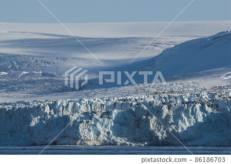 Glacier , Antartic landscape, south pole 86186703