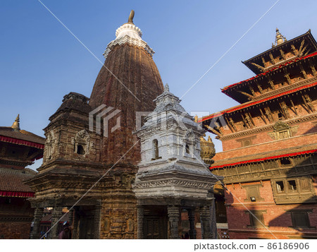 Temples around Patan Durbar Square, Nepal Durbar Square, Patan, Nepal 86186906