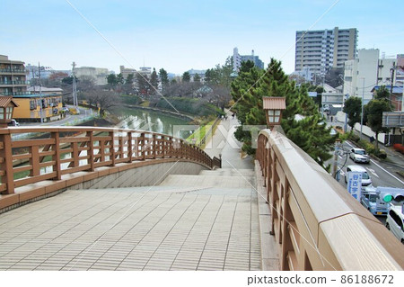 Yatate Bridge in Soka Matsubara Yatate Bridge in Soka Matsubara 86188672