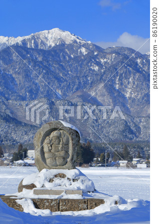 北方的安曇野，冬天的大黑天 86190020