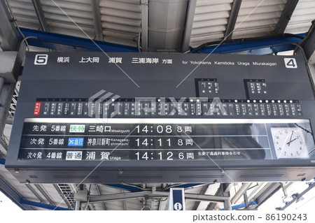 模式引導顯示器京濱急行川崎站 模式引導顯示器京濱急行川崎站 86190243