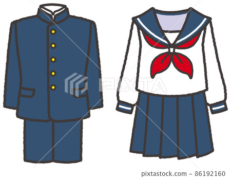 校服，學校跑步，水手服 86192160