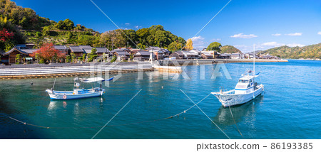 “廣島縣”御手洗街景、大崎下島“飛島街道” 86193385