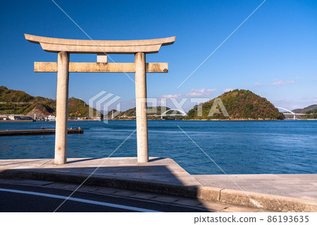"Hiroshima Prefecture" Mitarai Cityscape, Osaki-Shimojima "Tobishima Kaido" "Hiroshima Prefecture" Mitarai Cityscape, Osaki-Shimojima "Tobishima Kaido" 86193635
