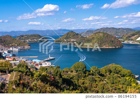 "Hiroshima Prefecture" Mitarai Cityscape, Osaki-Shimojima "Tobishima Kaido" "Hiroshima Prefecture" Mitarai Cityscape, Osaki-Shimojima "Tobishima Kaido" 86194155