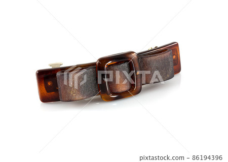 brown hairpins isolated on white brown hairpins isolated on white 86194396