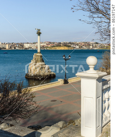 The Monument to the Sunken Ships in Sevastopol, Crimea The Monument to the Sunken Ships in Sevastopol, Crimea 86197147