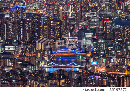 《Tokyo》 Tokyo city night view / twilight time 86197272